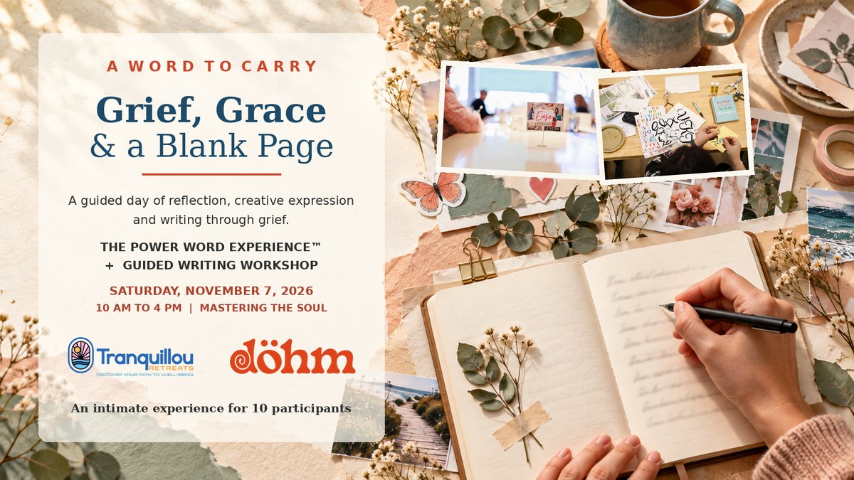 A Word to Carry: Grief, Grace & a Blank Page
